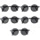 5Pcs Kids Folding Sunglasses For Children Beach Use Decorative 9