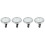 4 Sets Car Clock Mini Dashboard Digital Adhesive Vehicle Clock 3
