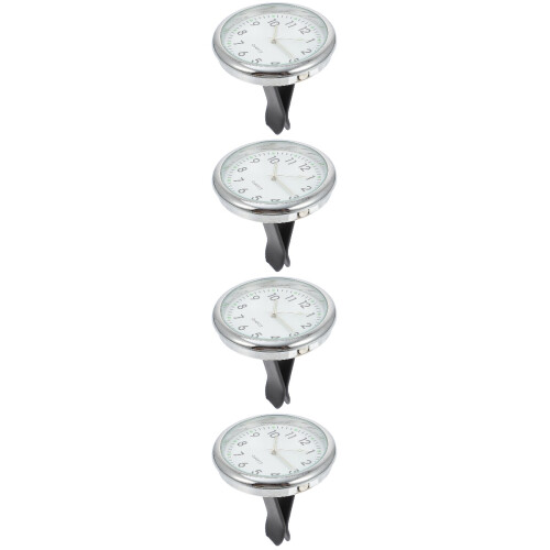 4 Sets Car Clock Mini Dashboard Digital Adhesive Vehicle Clock 1