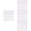200Pcs Reusable White Paper Sentence Strips for Educational Use 6