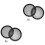 4 Pcs Car Speaker Covers Protective Membranes Black 3