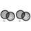 4 Pcs Car Speaker Covers Protective Membranes Black 2