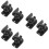 6Sets Schwarze Lautsprecherhalterung Wandmontage Universal 9