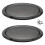 4 Pcs Car Speaker Covers Protective Membranes Black 11