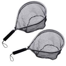 4 Pcs Mini Portable Shrimp Fishing Net For Lake Pond Black