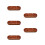 5Pcs Dipping Sauce Tray: Solid Wood 3 Section Plates For Bbq Hot Pot 9