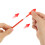 2 Sets Mini Silicone Spoon Cosmetic Spatula Telescopic Makeup Tool 9