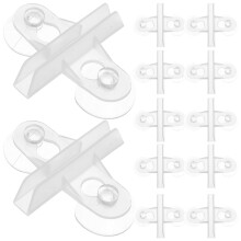 24 Pcs Aquarium Box Isolation Clips Fish Tank Divider With Suction Cup