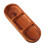 5Pcs Dipping Sauce Tray: Solid Wood 3 Section Plates For Bbq Hot Pot 2