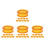 40 Pcs Silicone Finger Protector Rings For Grooming Shears Yellow 8