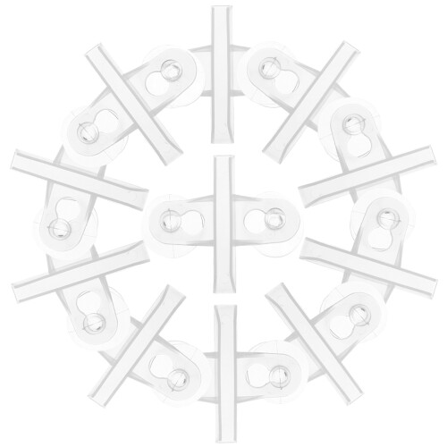 24 Pcs Aquarium Box Isolation Clips Fish Tank Divider With Suction Cup 1