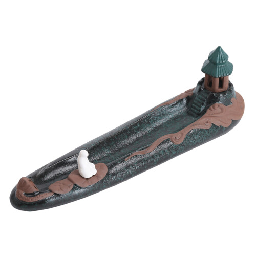 3 Pcs Incense Stick Insert Dish Vintage Ceramic Lighthouse Holder