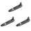 3 Pcs Incense Stick Insert Dish Vintage Ceramic Lighthouse Holder 2