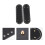 4 Pcs Pu Oblong Bag Bottom Base For Diy Knitting Crochet 9