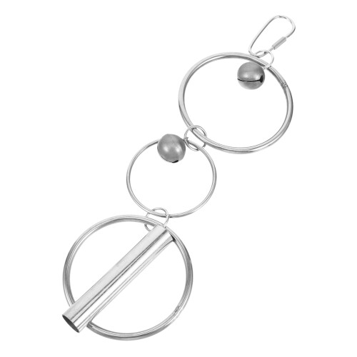 5Pcs Parrot Bell String Bird Diversion Pendant Hanging Toy 2