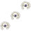 3Pcs Eye Brooch Pin Retro Hat Decorative Backpack Accessory 7