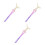 3Pcs Lash Clamp Tweezers For Eyelash Extensions 4
