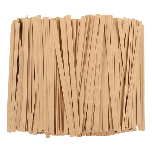 2000 Pcs Kraft Ties For Bread Candy Packaging 1