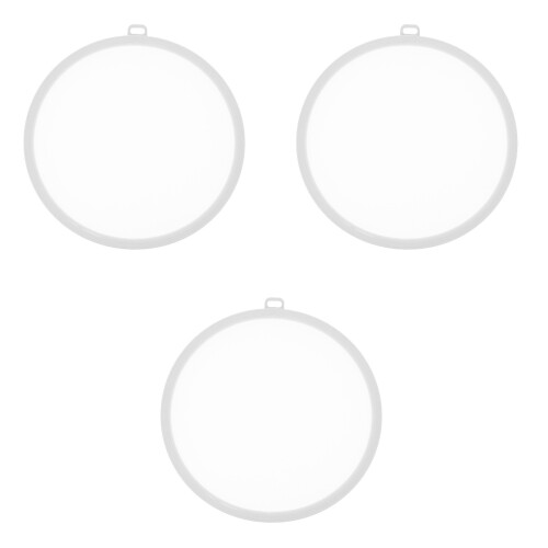 3Pcs Round Silicone Lid Flexible Seal Cover For Kitchen Use 2