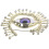4Pcs Eye Brooch Pin Retro Hat Decorative Backpack Accessory 1