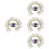 4Pcs Eye Brooch Pin Retro Hat Decorative Backpack Accessory 8