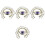 4Pcs Eye Brooch Pin Retro Hat Decorative Backpack Accessory 5
