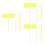 150 Pcs Yard Marker Flags For Garden Lawn Landscape Irrigation 4