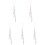5Pcs Phone Charm Lanyard Strap Jellyfish Beaded Decor 4