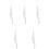 5Pcs Phone Charm Lanyard Strap Jellyfish Beaded Decor 5