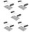 5 Sets Stainless Steel Sandwich Holder And Toast Warming Rack 10