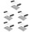 5 Sets Stainless Steel Sandwich Holder And Toast Warming Rack 8