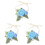 3St Blauwe Kunstbloem Polsband Bruiloft Wrist Corsage Accessoire 4