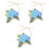 3St Blauwe Kunstbloem Polsband Bruiloft Wrist Corsage Accessoire 5