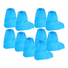 30 Pcs Plastic Rain Shoe Covers For Outdoor Protection