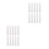60 Pcs Disposable Hat Sweat Pad Non-Woven Absorbent Sticker 6