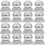 16 Pcs Metal Fence Post Caps Ball Shaped Protector 7