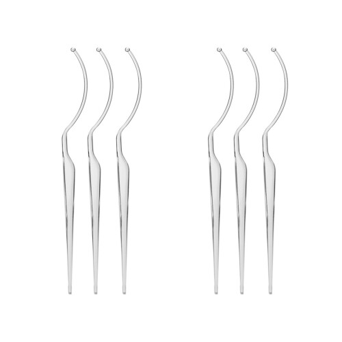 6 Pcs Grafting Eyelashes Tool Extension Holder Display Stick White 1