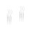 6 Pcs Grafting Eyelashes Tool Extension Holder Display Stick White 4