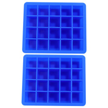 6 Pcs 20 Grids Silica Gel Ice Cube Tray Mold For Shop