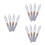 12 Pcs Transparent Dart Shafts For Thread Stems Soft Tip Replacement 6