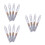 12 Pcs Transparent Dart Shafts For Thread Stems Soft Tip Replacement 4