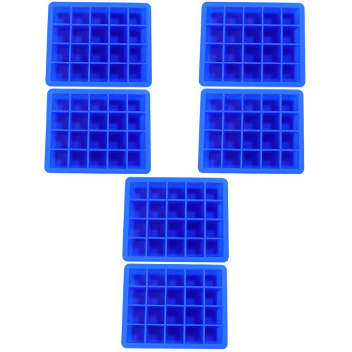 6 Pcs 20 Grids Silica Gel Ice Cube Tray Mold For Shop 2