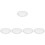 5Pcs Nail Art Display Tray For Manicure Color Mixing 5
