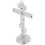 2Pcs Metal Catholic Cross Desktop Crucifix Wall Hanging 3