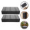 2 pièces mousse polyuréthane noir pour et rangement 11