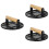 3Pcs Aluminum Alloy Burger Press With Wooden Handle 8