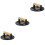 3Pcs Aluminum Alloy Burger Press With Wooden Handle 7
