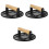 3Pcs Aluminum Alloy Burger Press With Wooden Handle 5