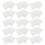 1200Pièces Lingettes Auto Blanches En Papier Absorbantes Peluche 3