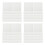 1200Pièces Lingettes Auto Blanches En Papier Absorbantes Peluche 6
